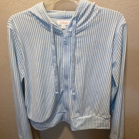 Colsie | velour jacket - Picture 2 of 5